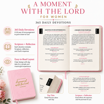 A Moment With The Lord – 365 Daily Devotional Journal
